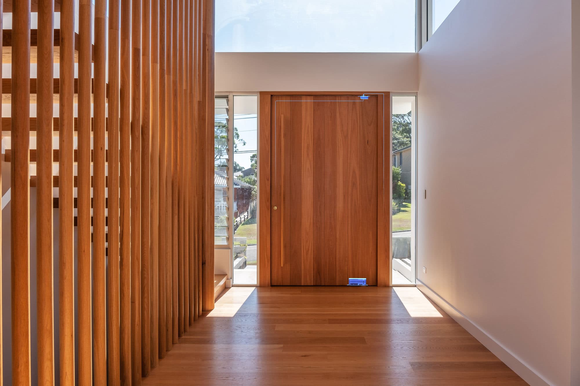 Is it possible to install a power supply to a pivot door?